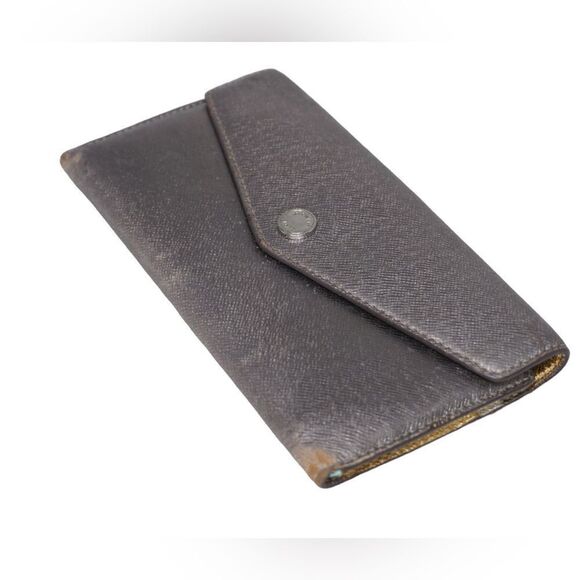 Michael Kors Metallic Gray Snap Wallet for Women - Picture 4 of 10